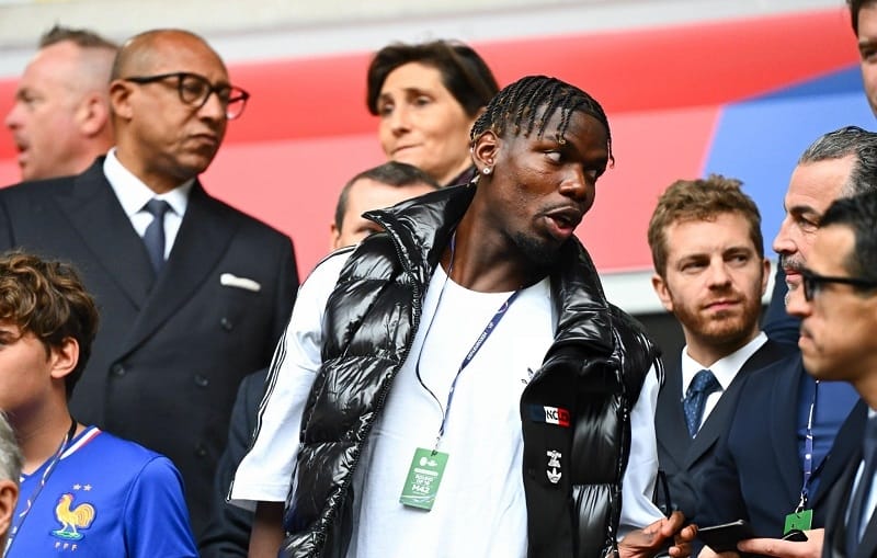 Pogba đang trong thời gian bị cấm thi đấu.