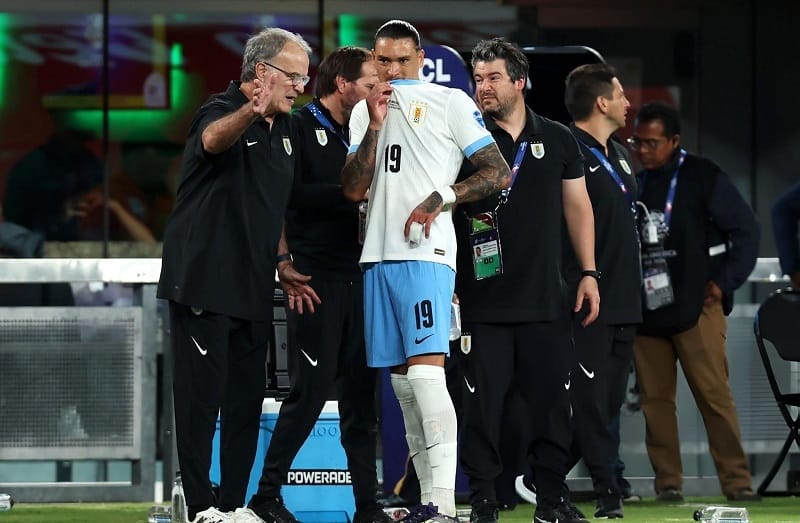 Uruguay đang thi đấu rất hay dưới sự chỉ đạo của HLV Marcelo Bielsa.