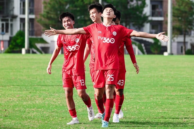 U21 Viettel là ứng viên nặng ký cho chức vô địch (Ảnh: Thể Công–Viettel FC).