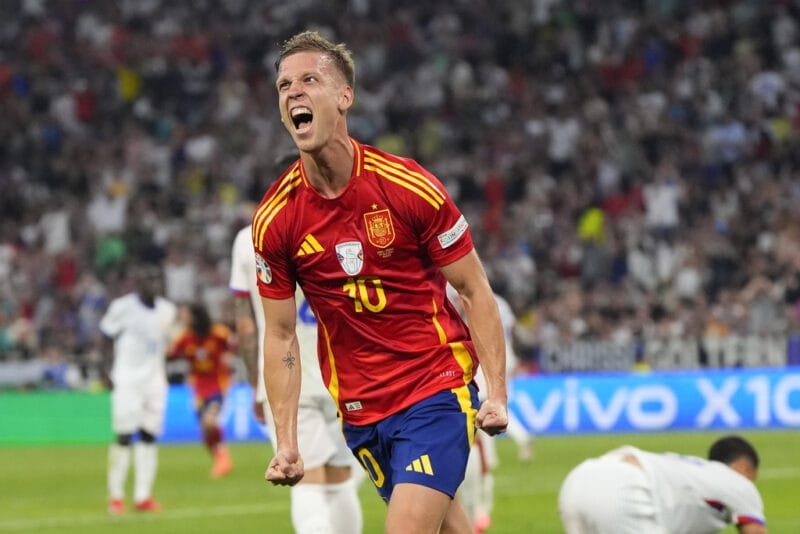 Dani Olmo tỏa sáng tại Euro 2024.