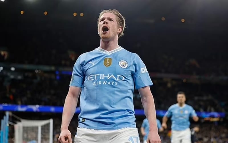 De Bruyne sắp chia tay Man City.