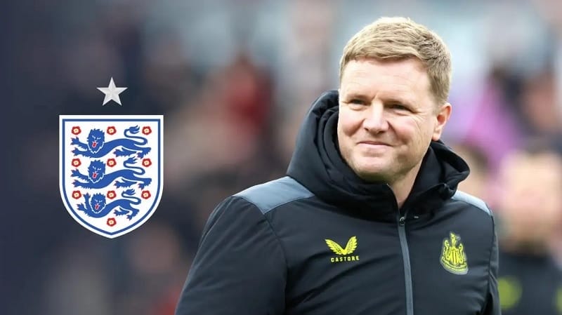 HLV Eddie Howe được liên kết với ĐT Anh