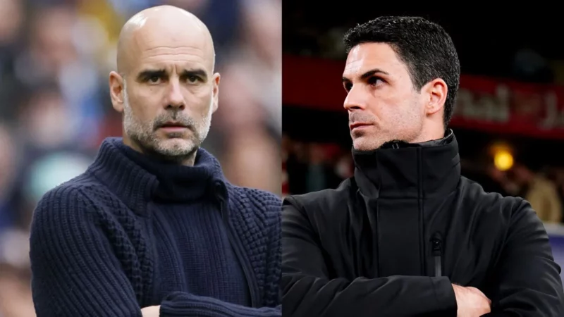 Pep Guardiola, Mikel Arteta