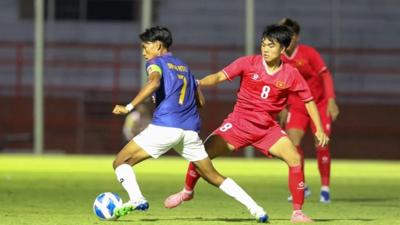 U19 Việt Nam vs U19 Myanmar