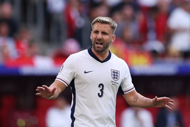 Luke Shaw vừa có trận đầu tiên cho ĐT Anh tại Euro 2024