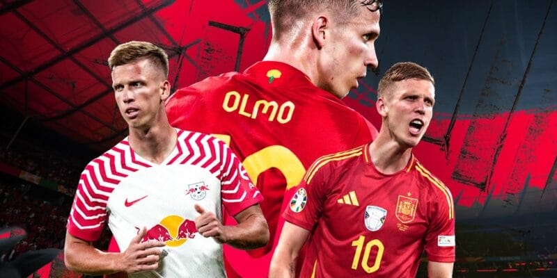 Man City rất muốn chiêu mộ Dani Olmo (Ảnh: Opta).