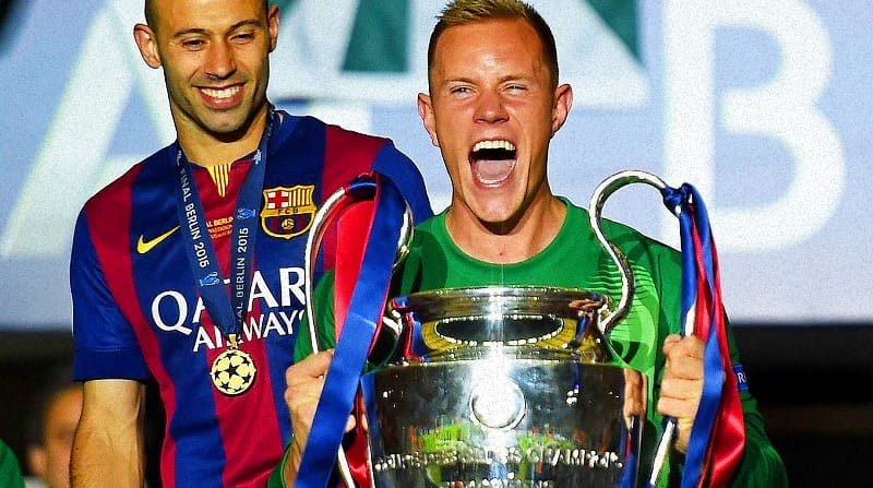 Ter Stegen vô địch Champions League cùng Barcelona