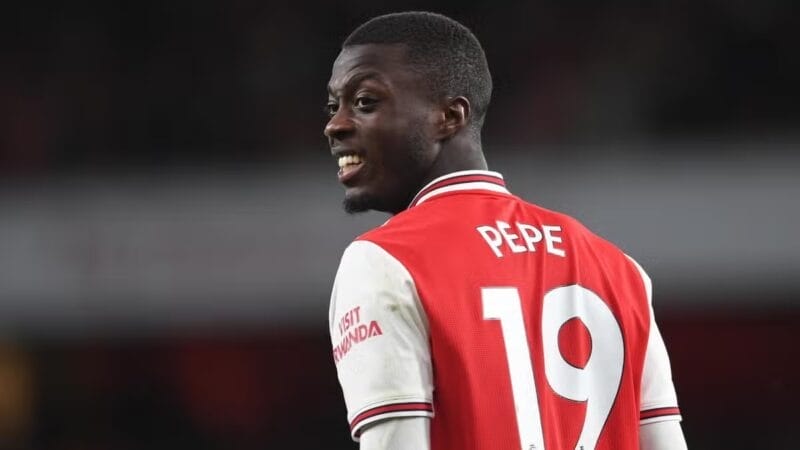 Nicolas Pepe từng muốn giải nghệ tại Arsenal vì áp lực