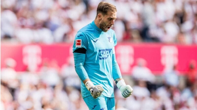 Oliver Baumann trong màu áo Hoffenheim