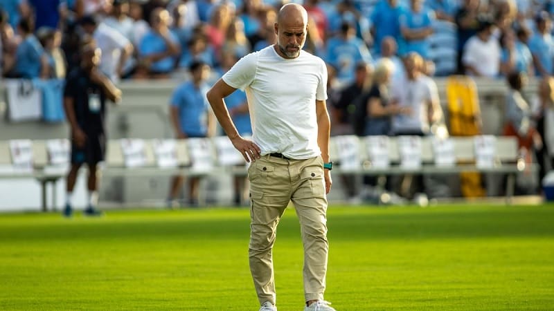 Pep và các học trò thua 2 trận giao hữu hè 2024.