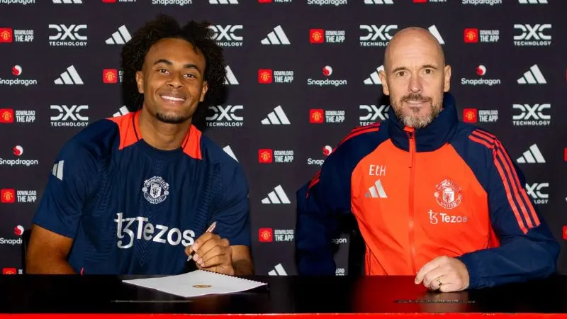 Joshua Zirkzee: Quân bài chiến lược của HLV Erik ten Hag và Man United 