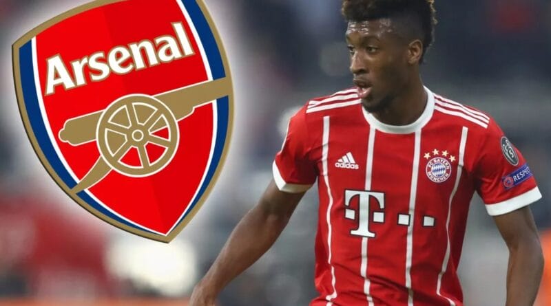 Arsenal muốn mượn Coman.