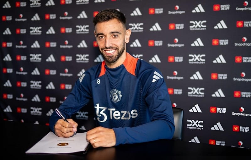 Bruno Fernandes đã gia hạn hợp đồng với Man United.