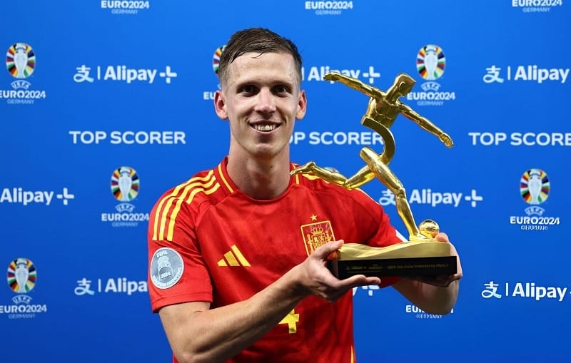 Dani Olmo thi đấu ấn tượng ở VCK Euro 2024.