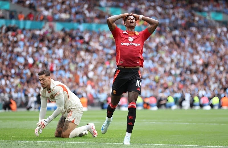 Marcus Rashford có màn trình diễn đáng quên trước Man City.