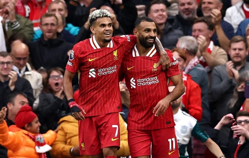 Kết quả bóng đá Liverpool vs Brentford: Salah tỏa sáng, The Kop mở hội tại Anfield