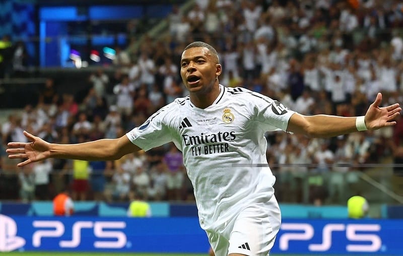 Mbappe có màn ra mắt thành công tại Real Madrid.