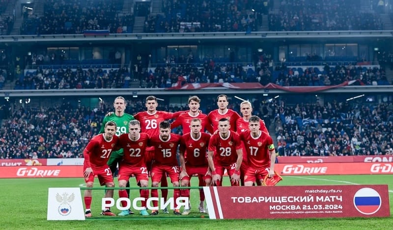 ĐT Nga sẽ mang nhiều ngôi sao đến Việt Nam (Ảnh: The Football Union of Russia).