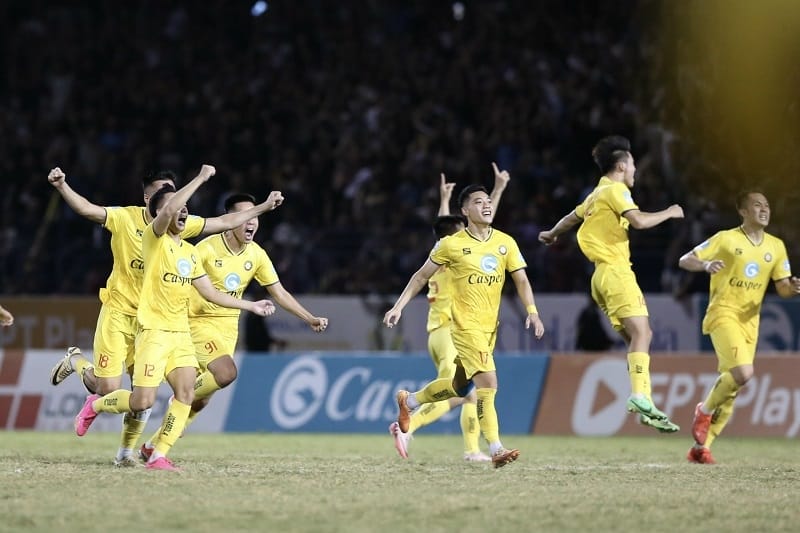 Các cầu thủ Thanh Hóa bị nợ thưởng từ mùa trước (Ảnh: Dong A Thanh Hoa Football Club).