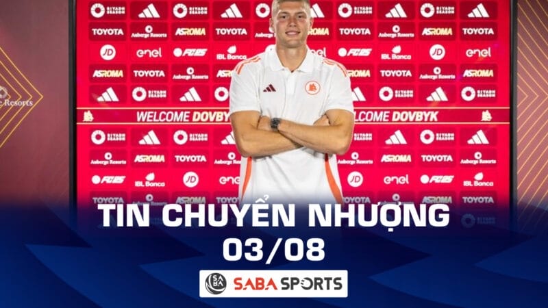 Tin chuyển nhượng bóng đá hôm nay 03/08: AS Roma chiêu mộ thành công vua phá lưới La Liga