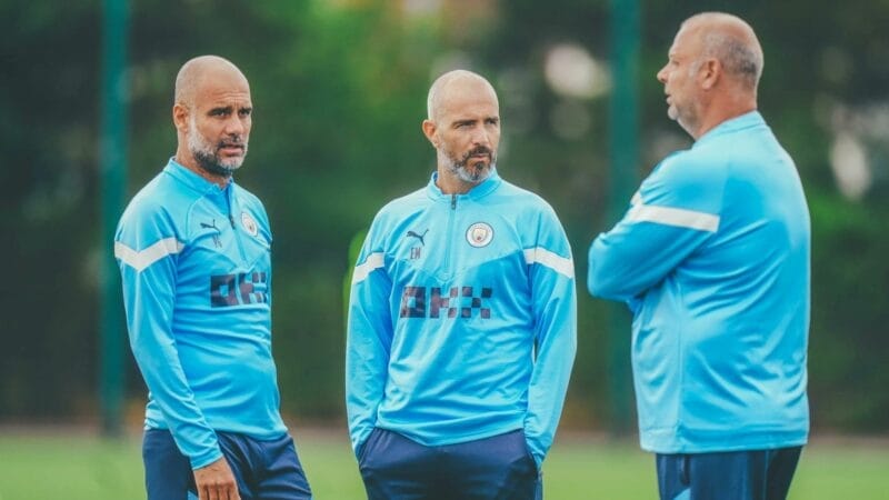 Enzo lần đầu tiên tái ngộ Pep với tư cách đối thủ