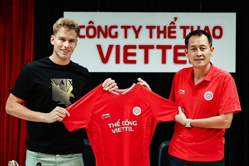 Wesley Nata là tân binh đáng chú ý của Thể Công – Viettel (Ảnh: Thể Công Viettel).