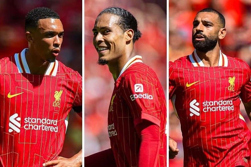 Alexander-Arnold, Van Dijk và Salah sắp hết hợp đồng với Liverpool