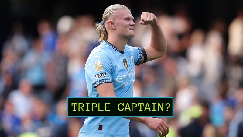 Có nên dùng Triple Captain với Haaland ở Gameweek 2 không?