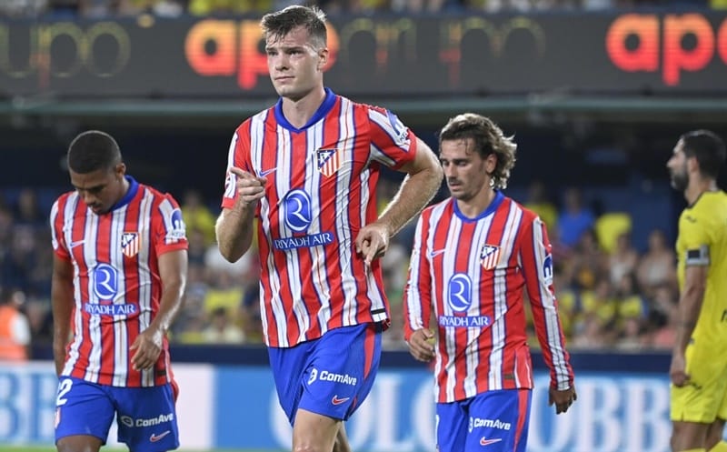 Sorloth gỡ hòa cho Atletico.