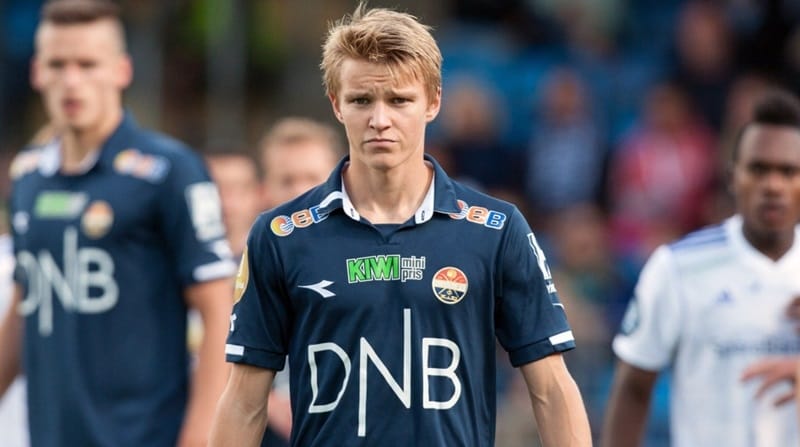 Odegaard tại Stromsgodset