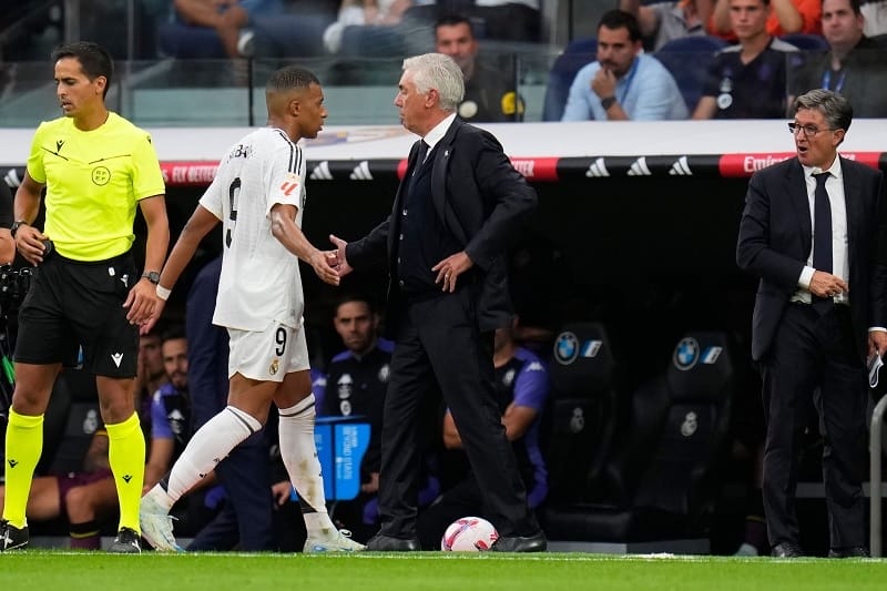 Mbappe chưa ghi bàn tại La Liga, HLV Carlo Ancelotti lên tiếng