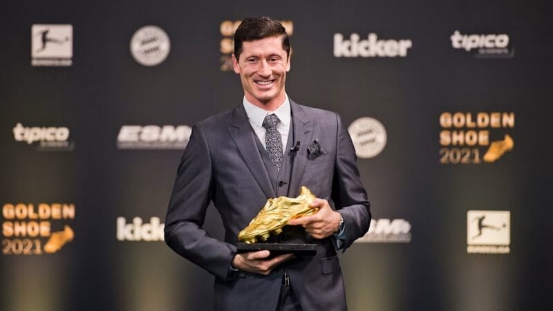 Robert Lewandowski và giải thưởng Chiếc giày Vàng châu Âu 2021