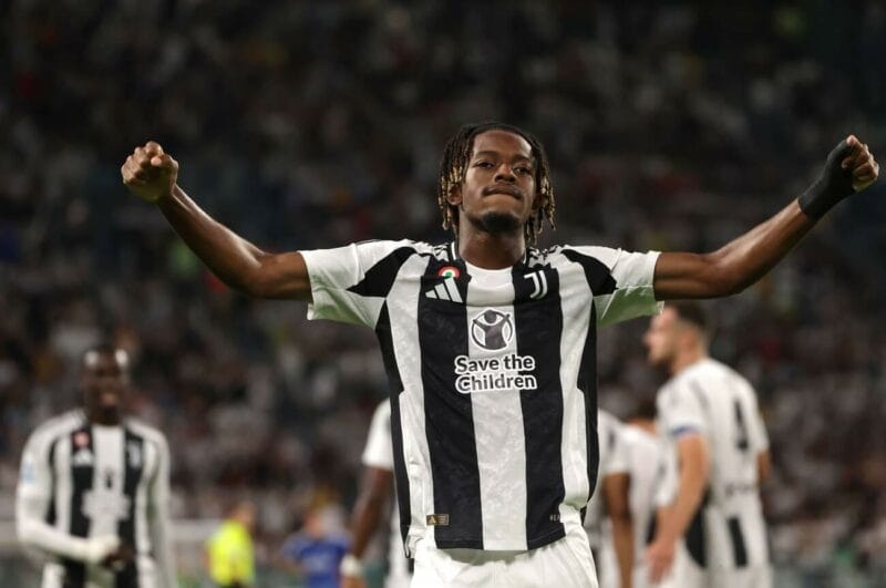 Mbangula mở tỷ số cho Juventus (Ảnh: Getty).