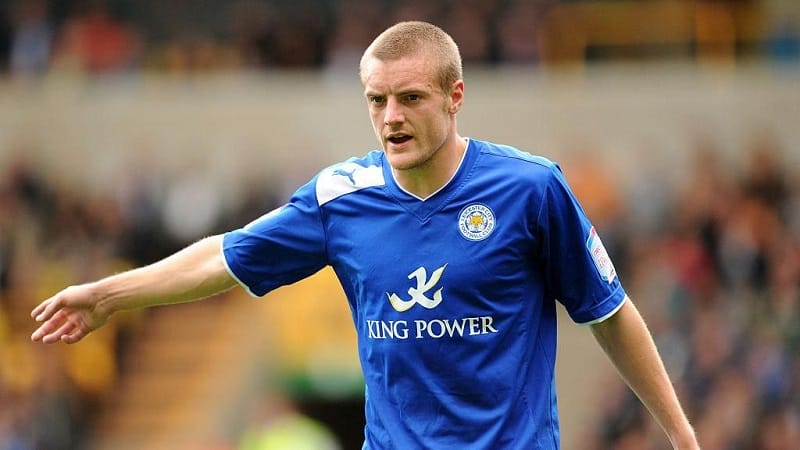 Vardy lúc mới tới sân King Power