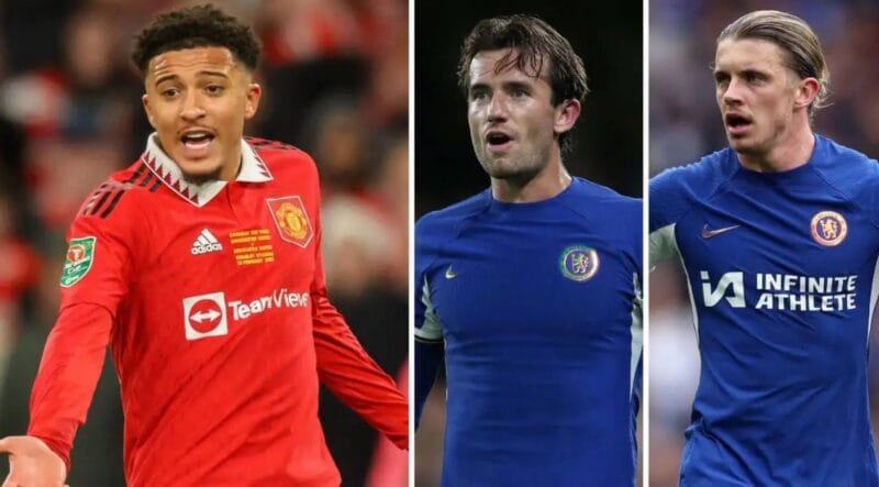 Chilwell và Gallagher bị Chelsea mang ra đổi lấy Sancho.