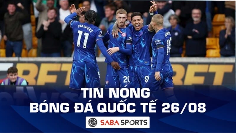 Tin nóng bóng đá quốc tế hôm nay 26/08: Bộ đôi Palmer - Madueke gây sốt, Rashford tập riêng cùng Van Nistelrooy