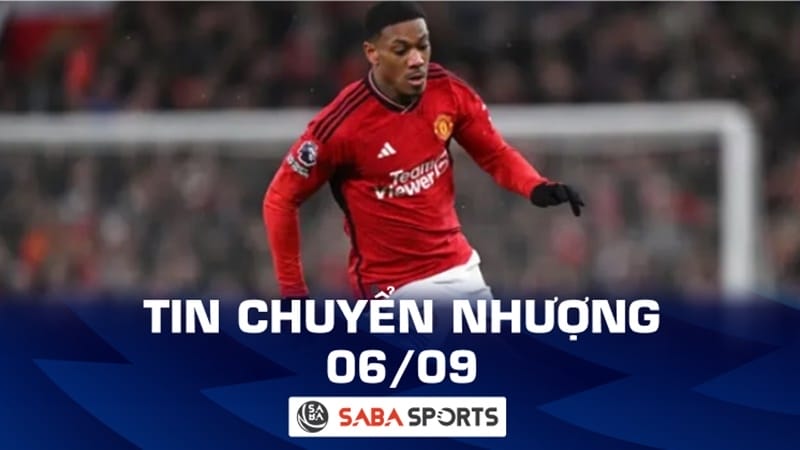 Tin chuyển nhượng bóng đá hôm nay 06/09: Martial đến Brazil, rõ ràng thương vụ Casemiro