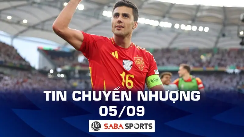 Tin chuyển nhượng bóng đá hôm nay 05/09: Real Madrid lên kế hoạch chiêu mộ Rodri