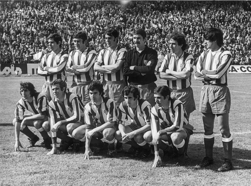 Atletico Madrid vô địch 4 lần trong những năm 1960 và 1970
